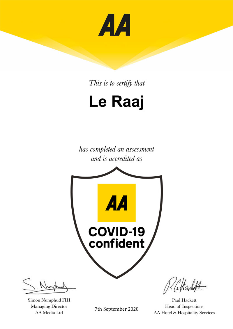 Covid Confident Certificate